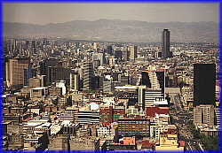 Mexiko City vom Tower Latinoamericano